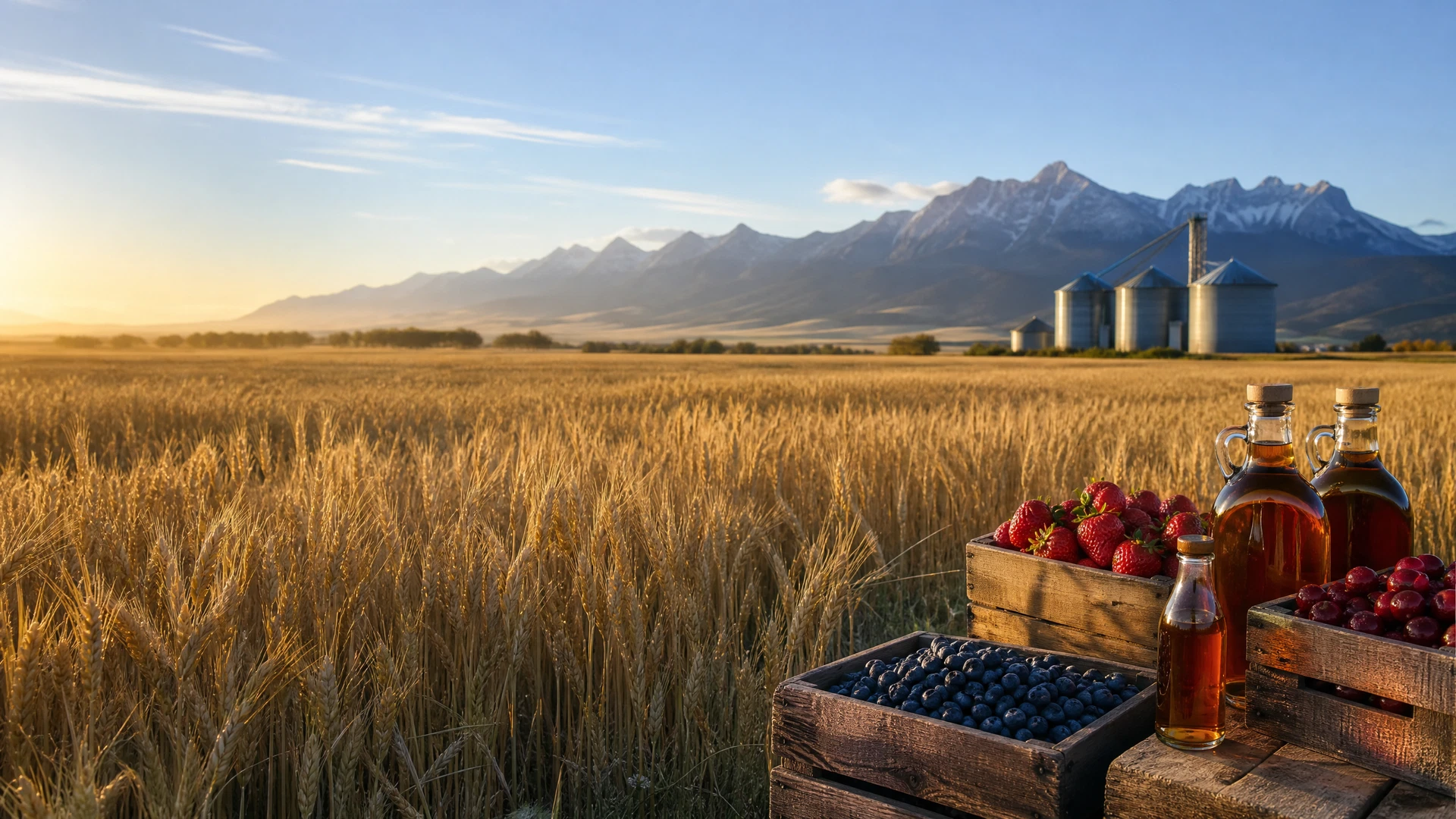 Premium Canadian agricultural landscape and food products